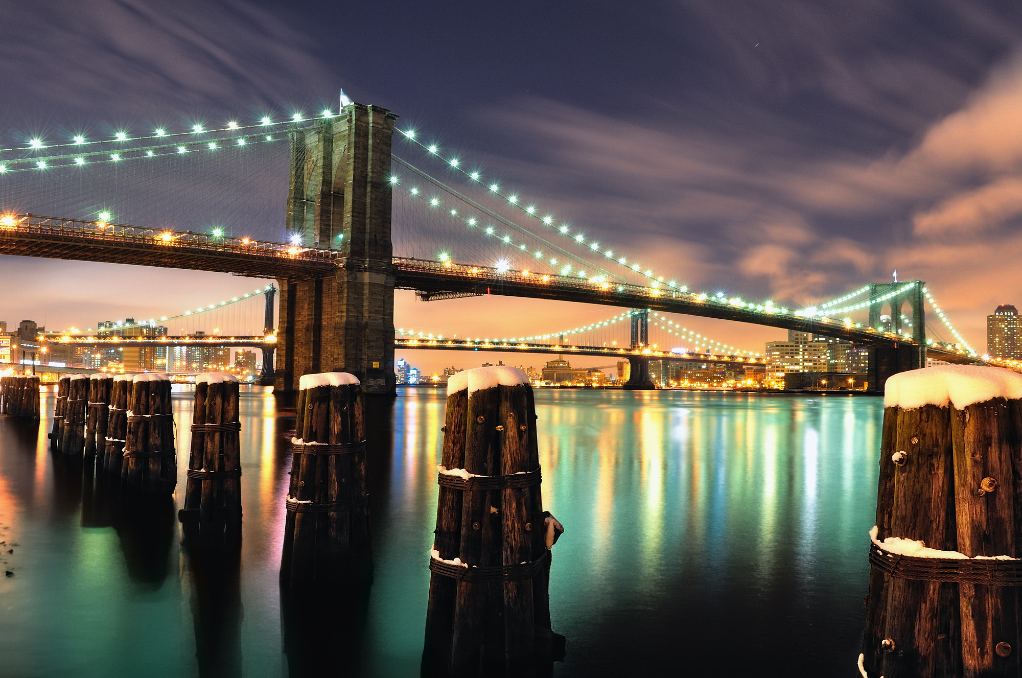 Хороший мост. Нью-Йорк Сити Бруклинский мост. Бруклинский мост Бруклин ночью. Бруклинский мост Сан Франциско.