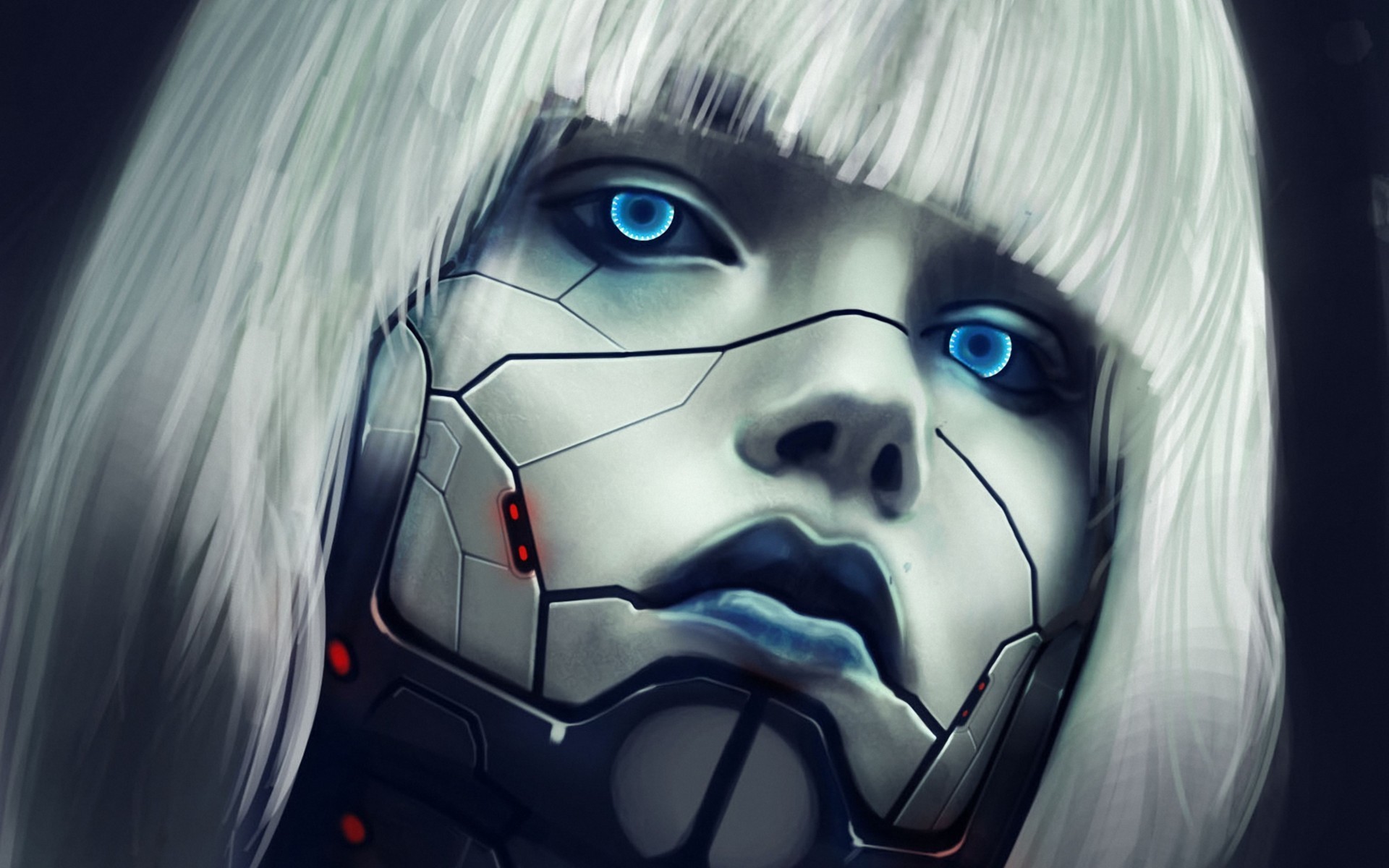 Cyberpunk robot girl фото 84