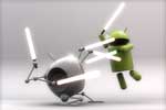 картинки hi tech логотипы,борьба android apple