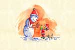 картинка снеговика для детей