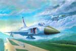военный самолет рисунок
